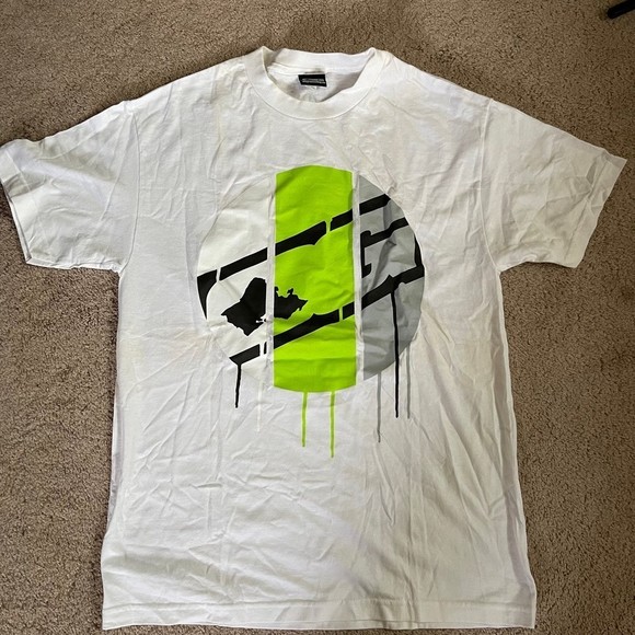 Oahu grown men’s LARGE t shirt white green - Picture 1 of 5